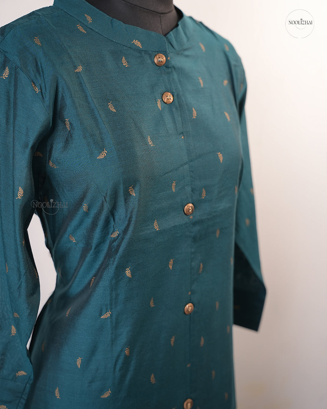 TEAL SILK KURTI
