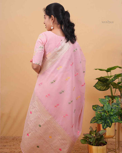 Roja Neela Oviya Kurta Set