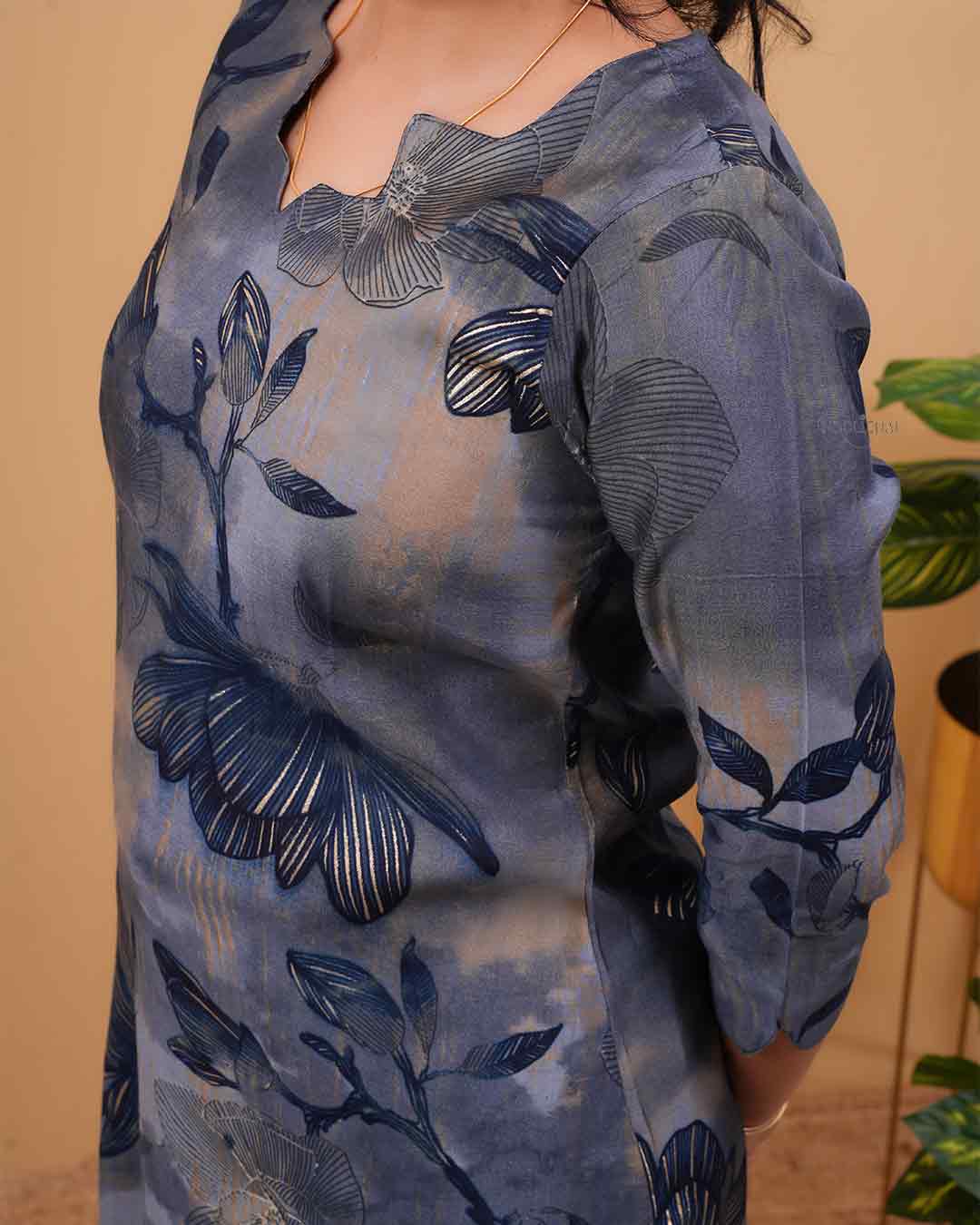 கடல் மலர் - Ocean bloom in Blue