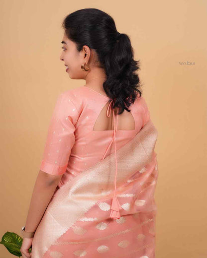 Peach Bloom Kurta Set