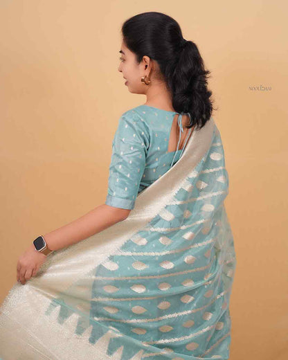 Aqua Grace Kurta Set