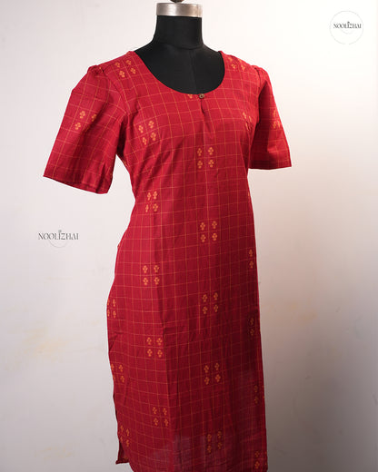 Red cotton coords set