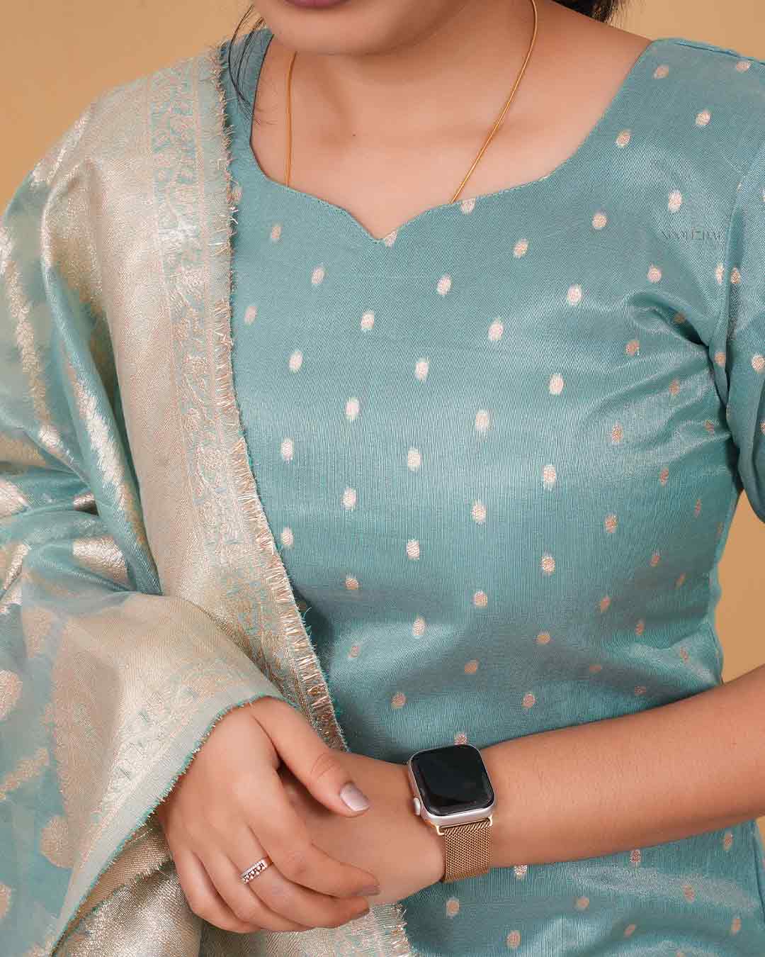 Aqua Grace Kurta Set