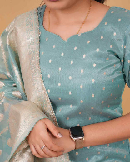 Aqua Grace Kurta Set