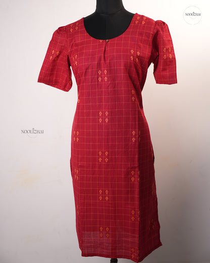 Red cotton coords set