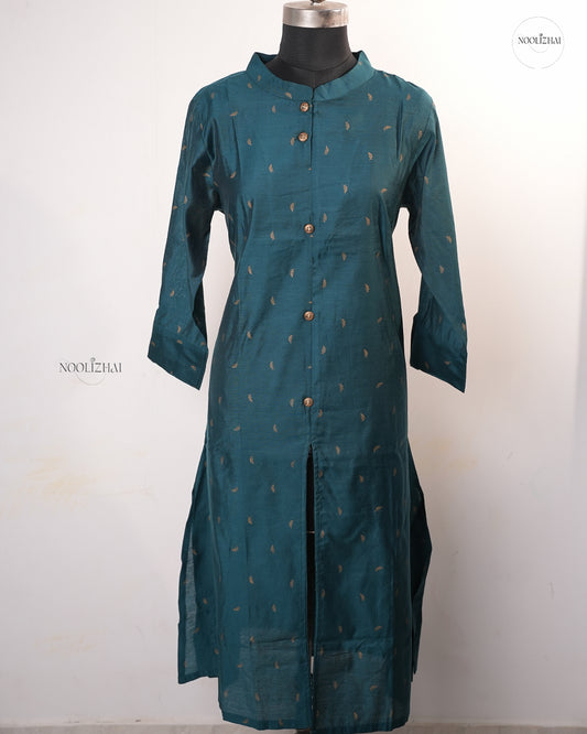 TEAL SILK KURTI