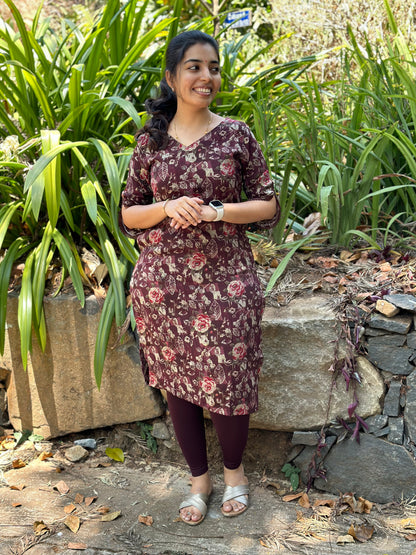 Brown Classic Kurti