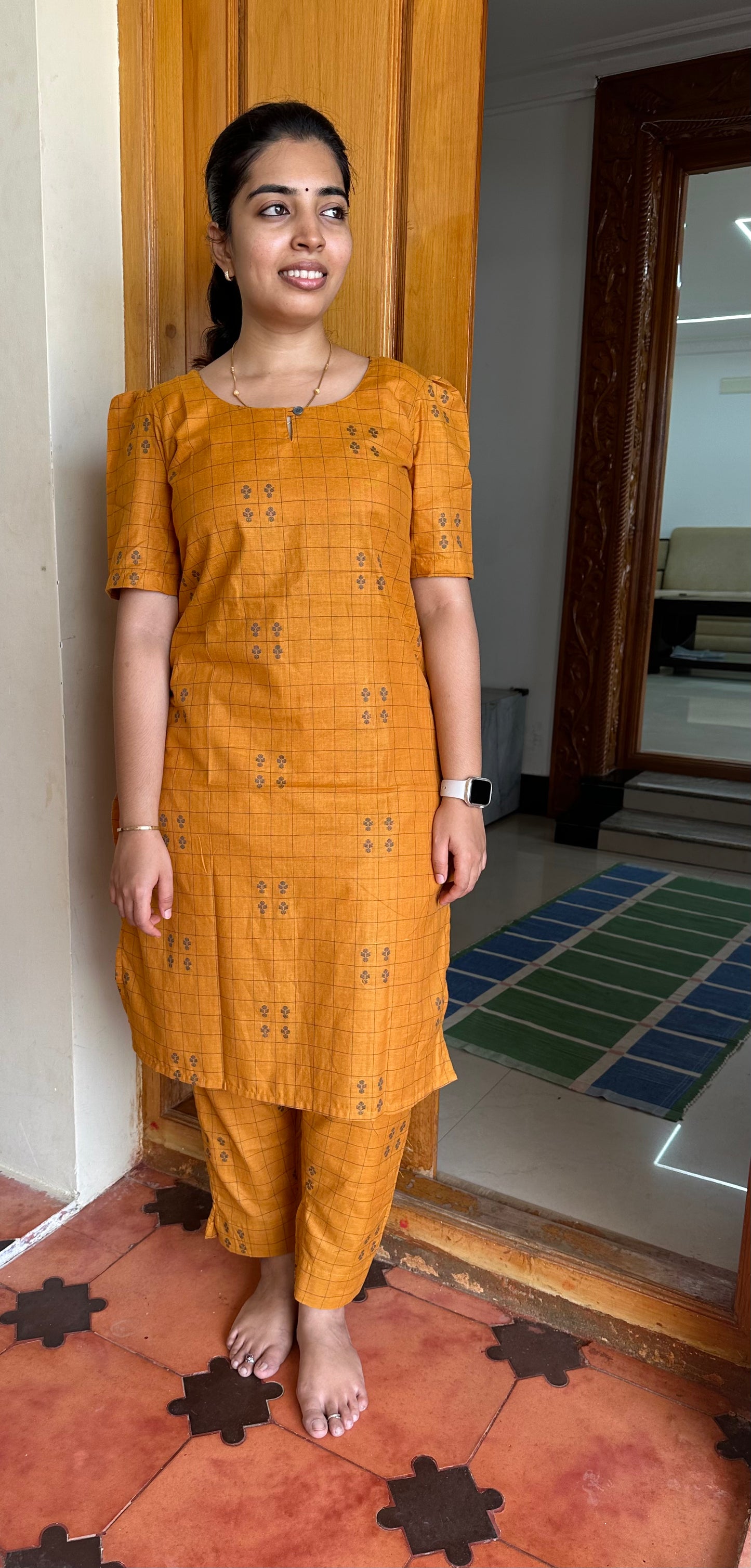 Mustard Cotton Coords Set - Sunny Disposition